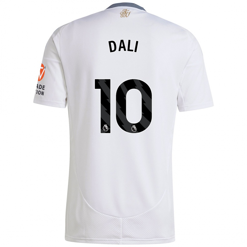 Bambino Maglia Kenza Dali #10 Bianco Kit Gara Away 2024/25 Maglietta