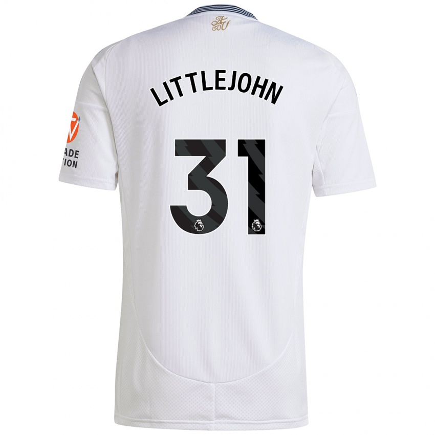 Bambino Maglia Ruesha Littlejohn #31 Bianco Kit Gara Away 2024/25 Maglietta