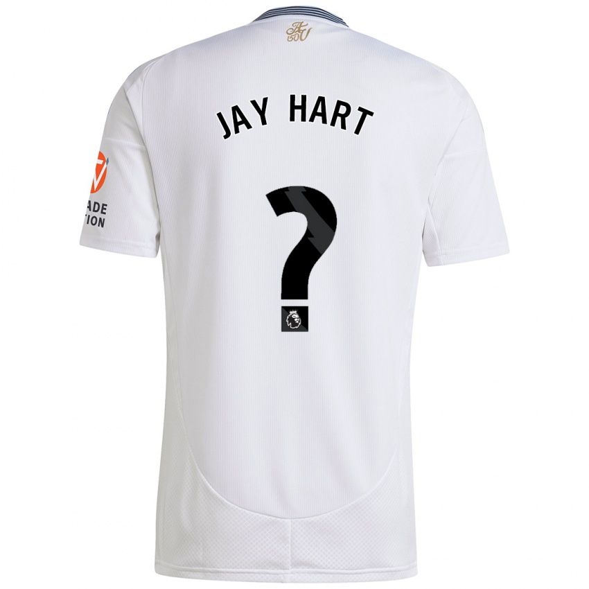 Bambino Maglia Taylor Jay Hart #0 Bianco Kit Gara Away 2024/25 Maglietta