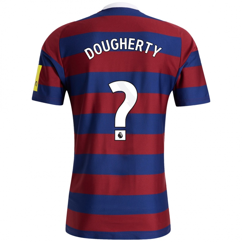 Bambino Maglia Ryan Dougherty #0 Borgogna Blu Navy Kit Gara Away 2024/25 Maglietta