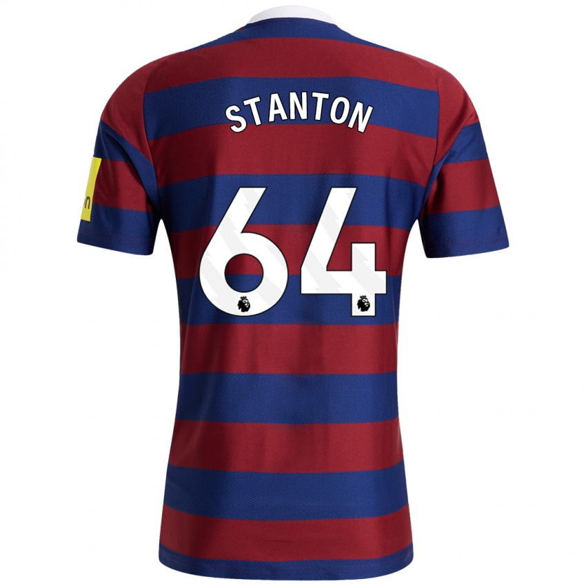 Bambino Maglia Ellis Stanton #64 Borgogna Blu Navy Kit Gara Away 2024/25 Maglietta