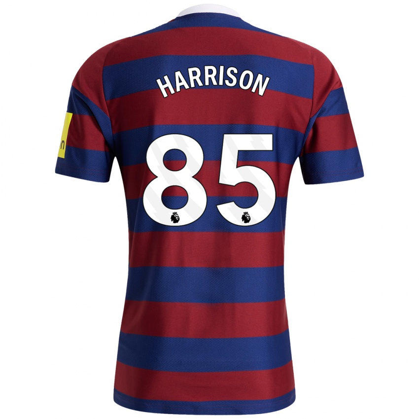 Bambino Maglia Adam Harrison #85 Borgogna Blu Navy Kit Gara Away 2024/25 Maglietta