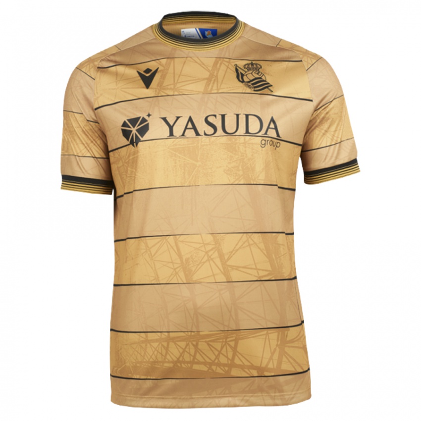 Bambino Maglia Jon Balda #3 Marrone Kit Gara Away 2024/25 Maglietta