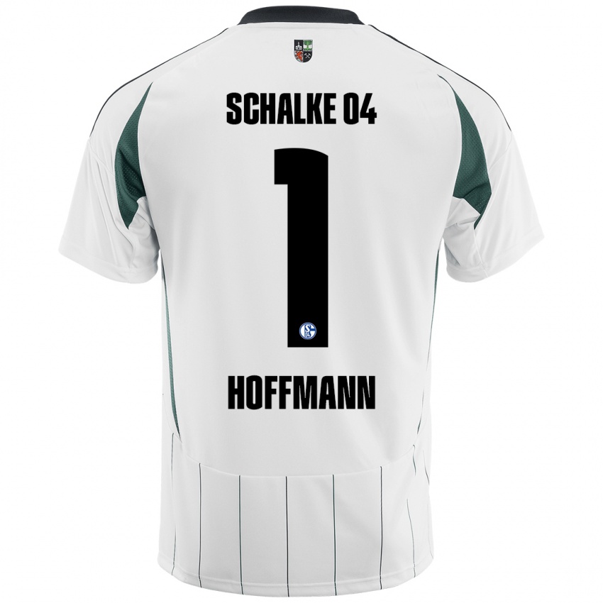 Bambino Maglia Ron-Thorben Hoffmann #1 Bianco Verde Kit Gara Away 2024/25 Maglietta