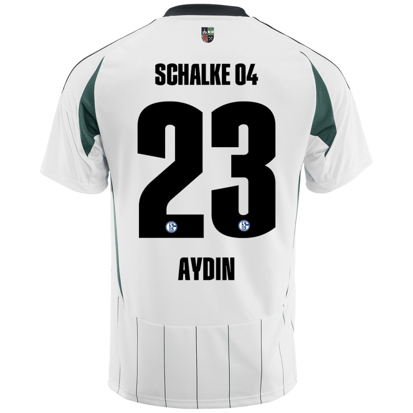 Bambino Maglia Mehmet Aydın #23 Bianco Verde Kit Gara Away 2024/25 Maglietta