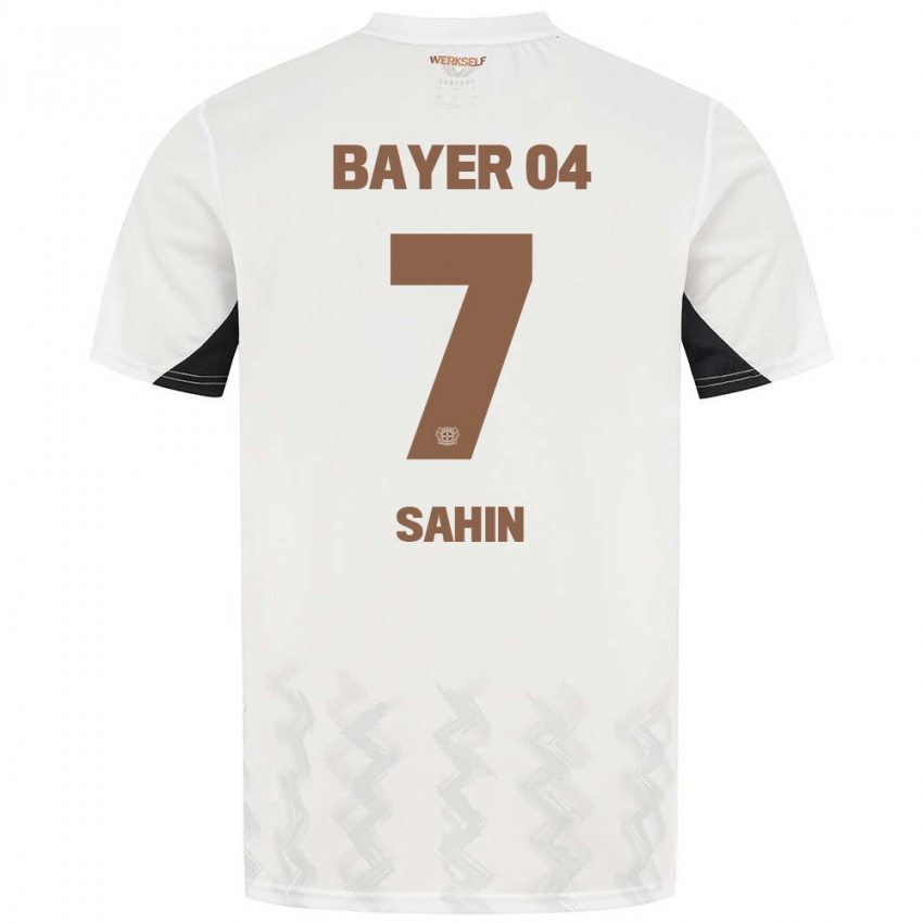 Bambino Maglia Batuhan Sahin #7 Bianco Nero Kit Gara Away 2024/25 Maglietta