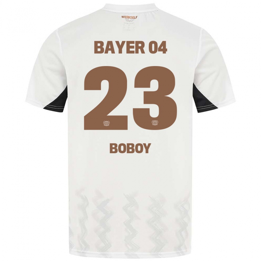 Bambino Maglia Delice Boboy #23 Bianco Nero Kit Gara Away 2024/25 Maglietta