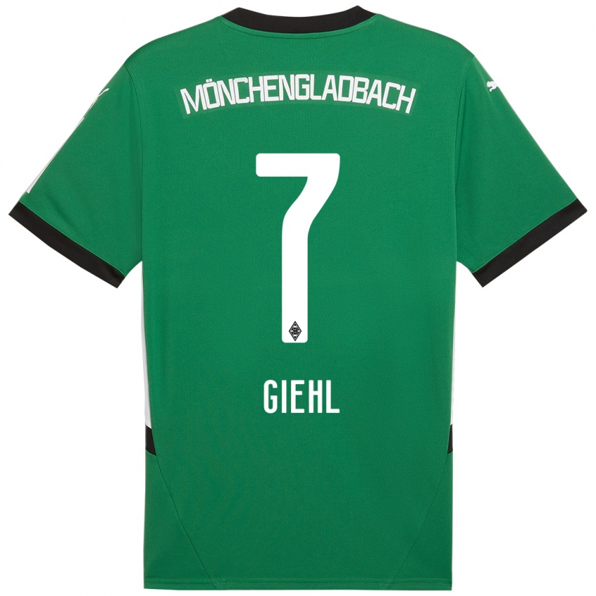 Bambino Maglia Madita Giehl #7 Verde Bianco Kit Gara Away 2024/25 Maglietta