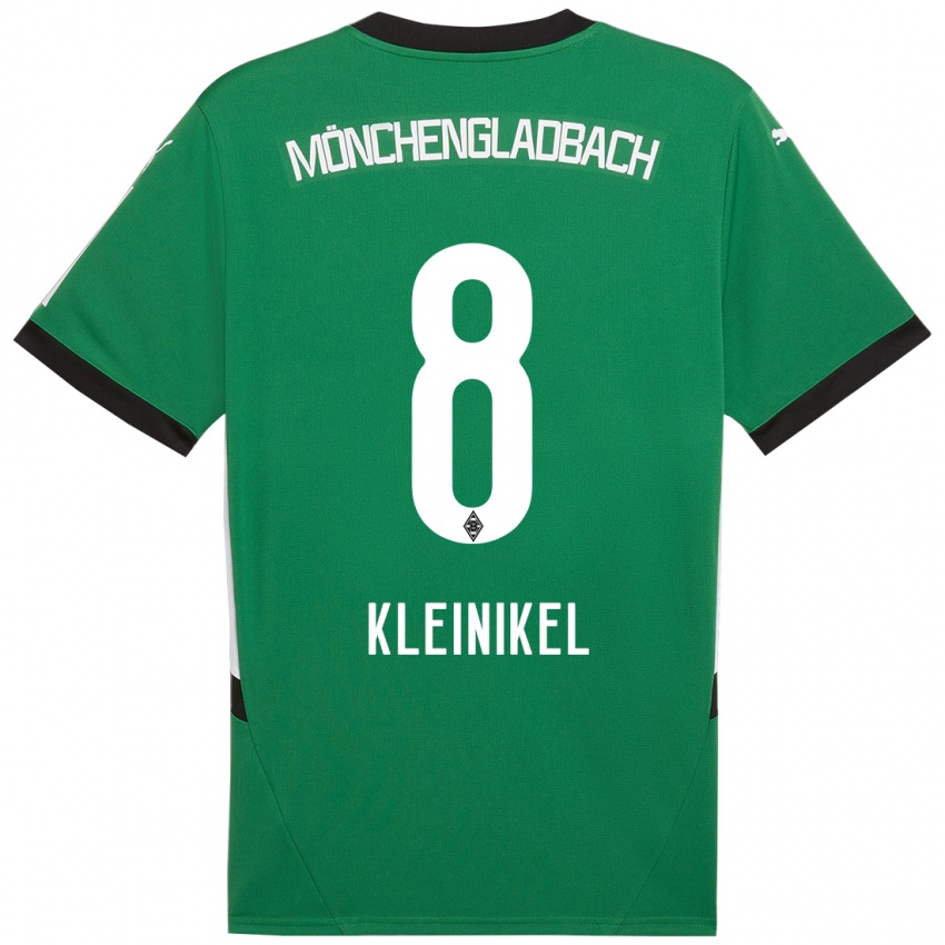 Bambino Maglia Nadja Kleinikel #8 Verde Bianco Kit Gara Away 2024/25 Maglietta