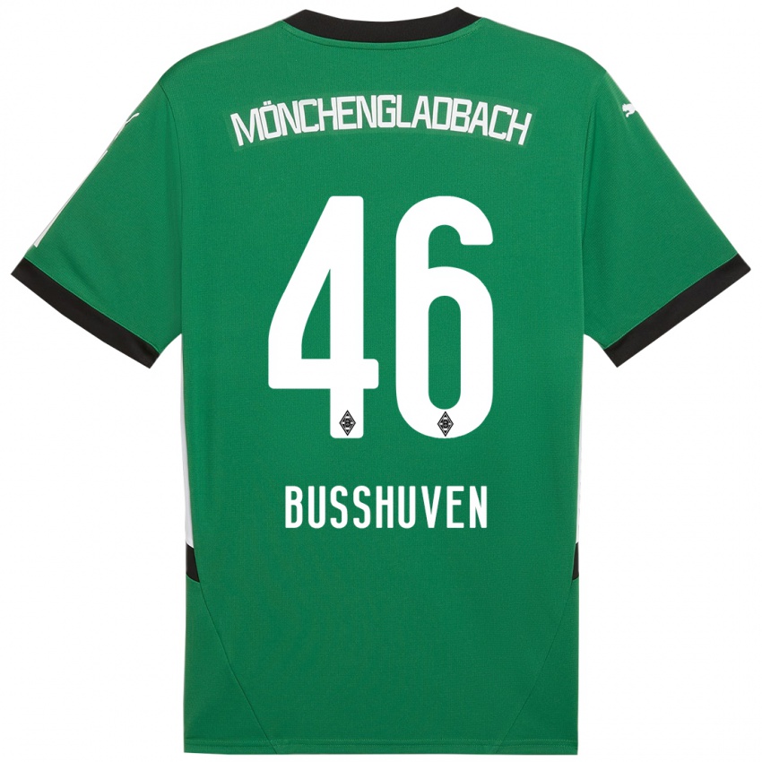 Bambino Maglia Alina Busshuven #46 Verde Bianco Kit Gara Away 2024/25 Maglietta