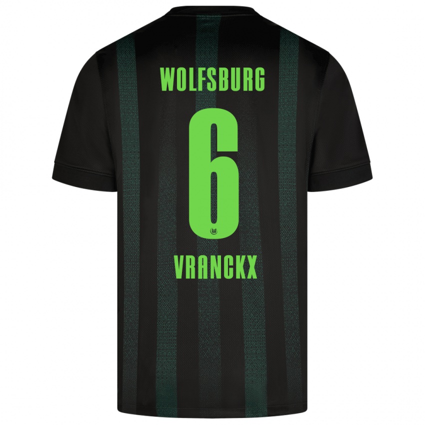 Bambino Maglia Aster Vranckx #6 Verde Scuro Kit Gara Away 2024/25 Maglietta