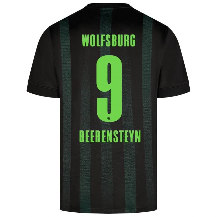 Bambino Maglia Lineth Beerensteyn #9 Verde Scuro Kit Gara Away 2024/25 Maglietta