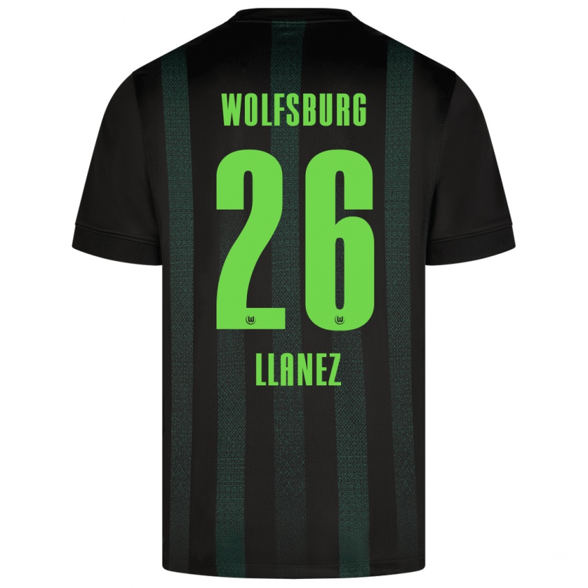 Bambino Maglia Ulysses Llanez #26 Verde Scuro Kit Gara Away 2024/25 Maglietta