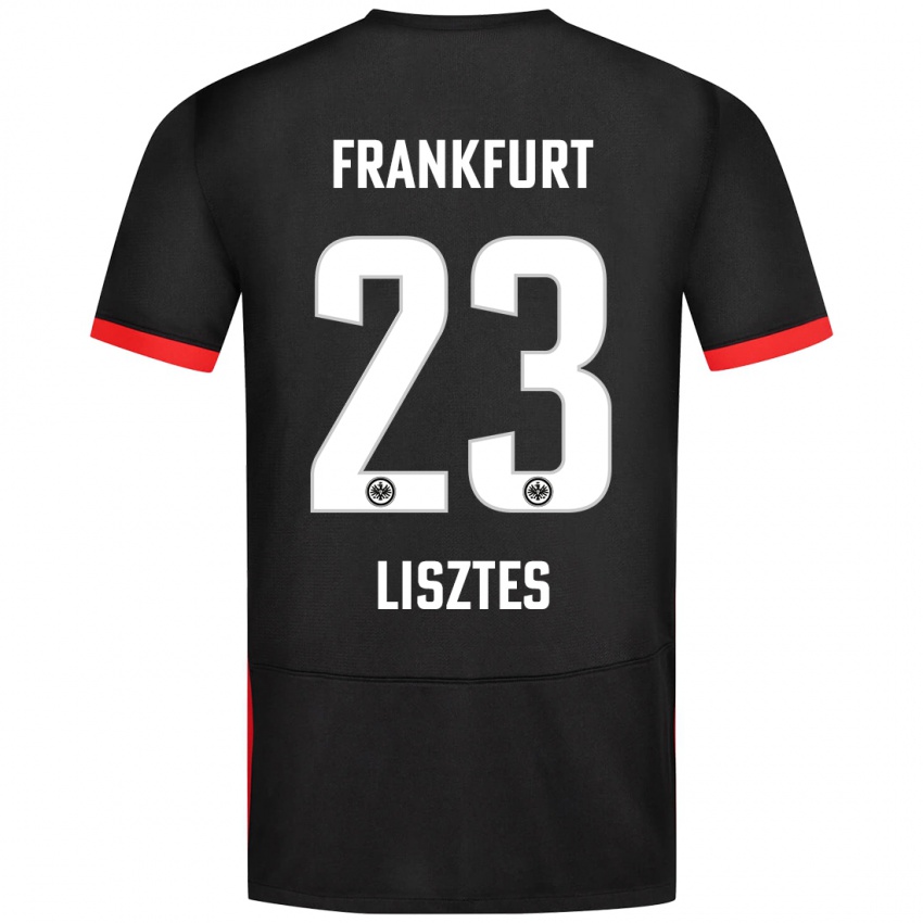 Bambino Maglia Krisztián Lisztes #23 Nero Kit Gara Away 2024/25 Maglietta