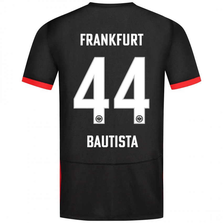 Bambino Maglia Davis Bautista #44 Nero Kit Gara Away 2024/25 Maglietta