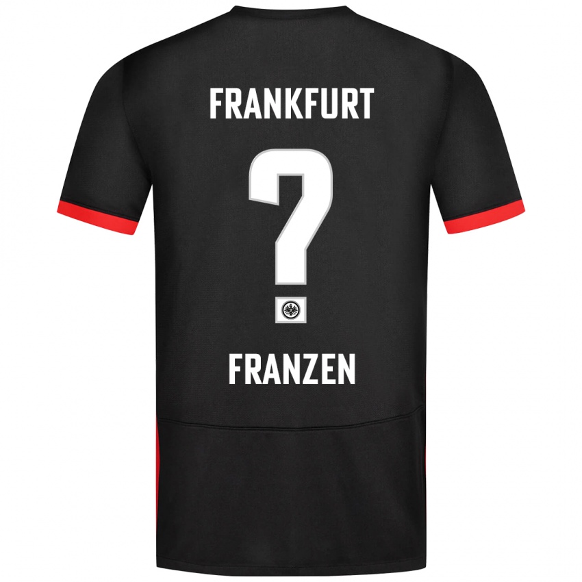 Bambino Maglia Marlon Franzen #0 Nero Kit Gara Away 2024/25 Maglietta