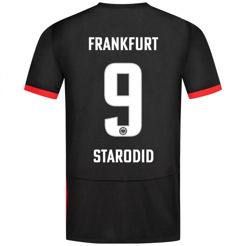 Bambino Maglia Daniel Starodid #9 Nero Kit Gara Away 2024/25 Maglietta