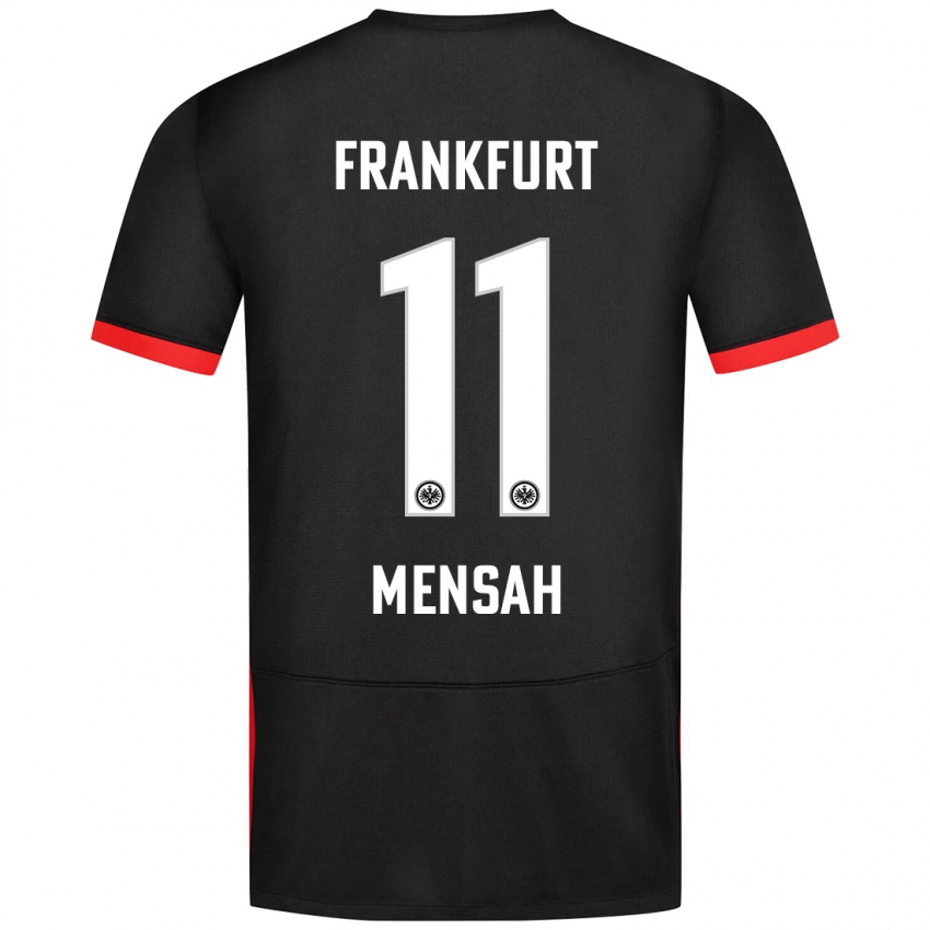 Bambino Maglia Keziah Oteng-Mensah #11 Nero Kit Gara Away 2024/25 Maglietta