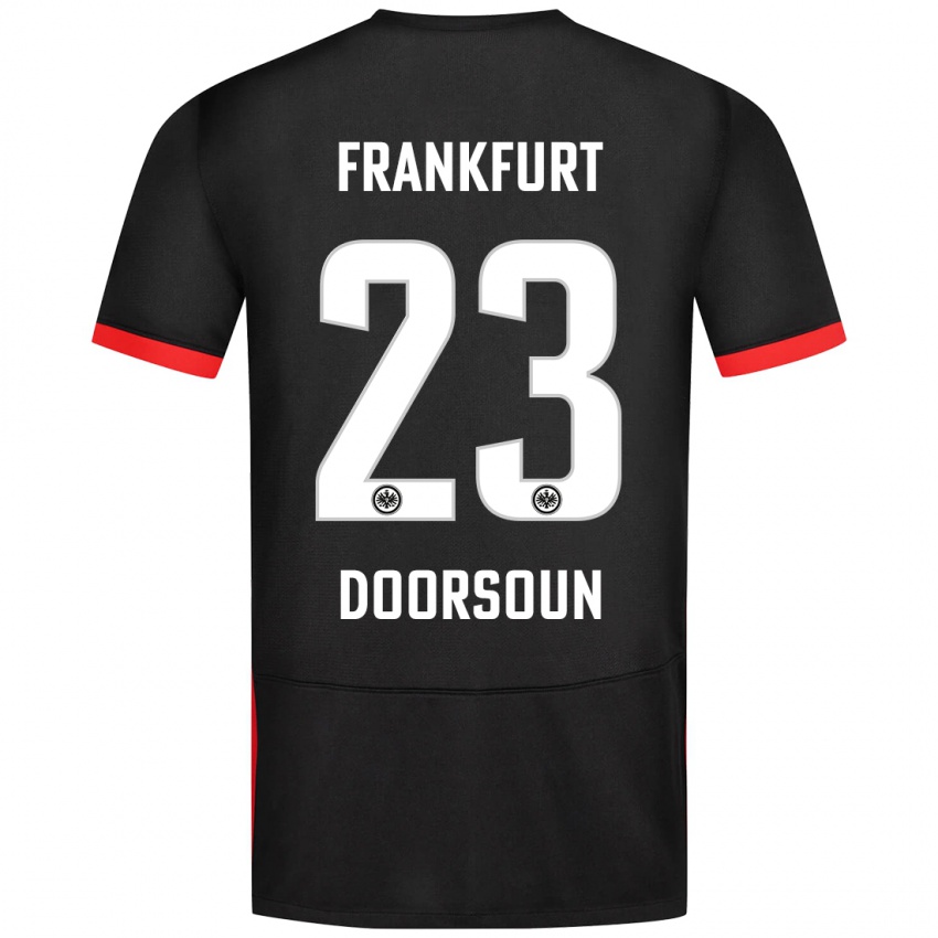 Bambino Maglia Sara Doorsoun-Khajeh #23 Nero Kit Gara Away 2024/25 Maglietta