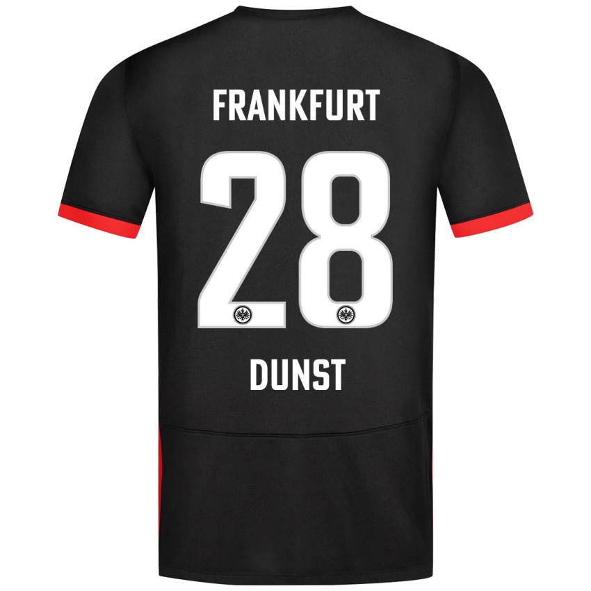 Bambino Maglia Barbara Dunst #28 Nero Kit Gara Away 2024/25 Maglietta