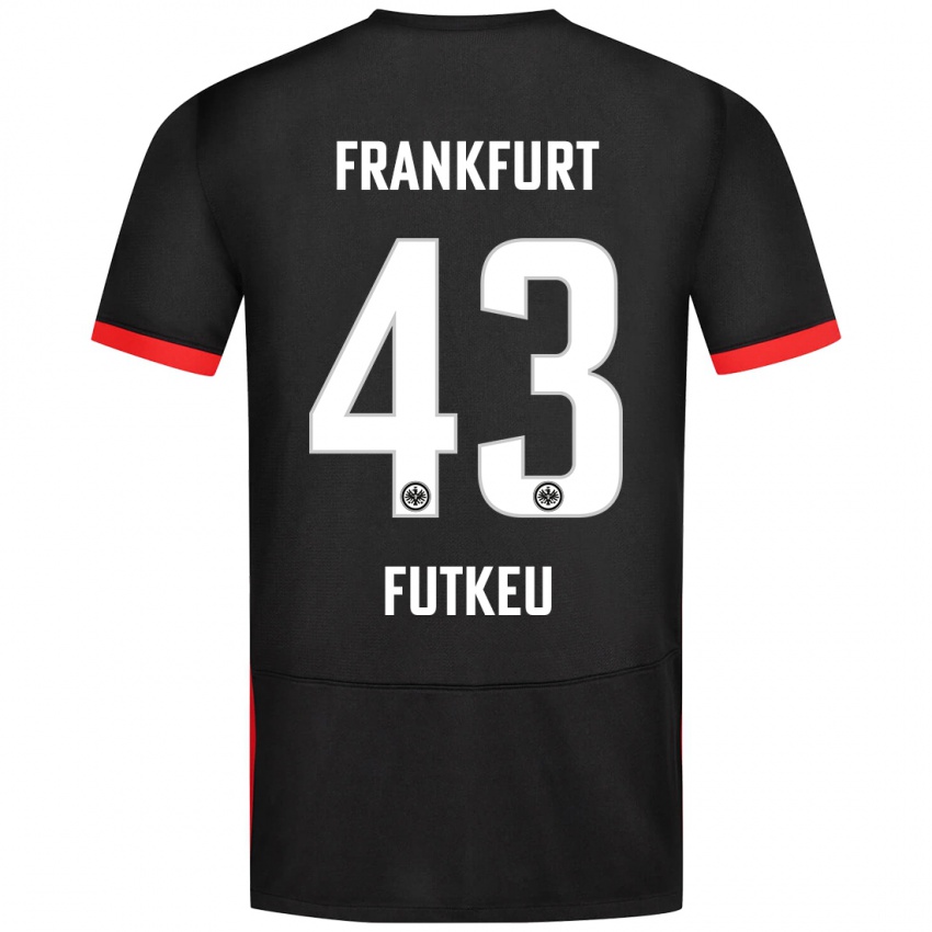 Bambino Maglia Noel Futkeu #43 Nero Kit Gara Away 2024/25 Maglietta