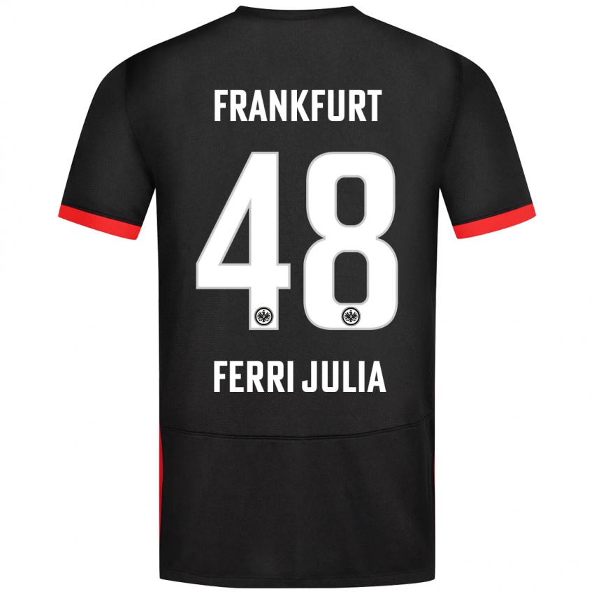 Bambino Maglia Nacho Ferri #48 Nero Kit Gara Away 2024/25 Maglietta