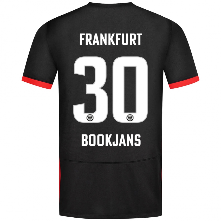 Bambino Maglia Jakob Bookjans #30 Nero Kit Gara Away 2024/25 Maglietta