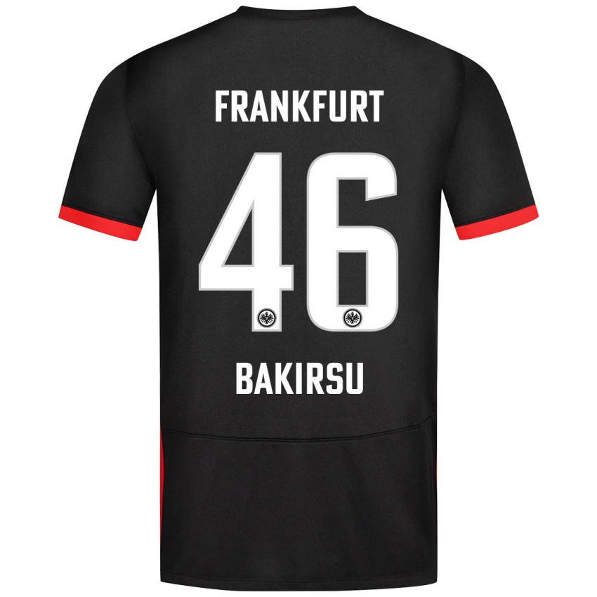 Bambino Maglia Hüseyin Bakirsu #46 Nero Kit Gara Away 2024/25 Maglietta