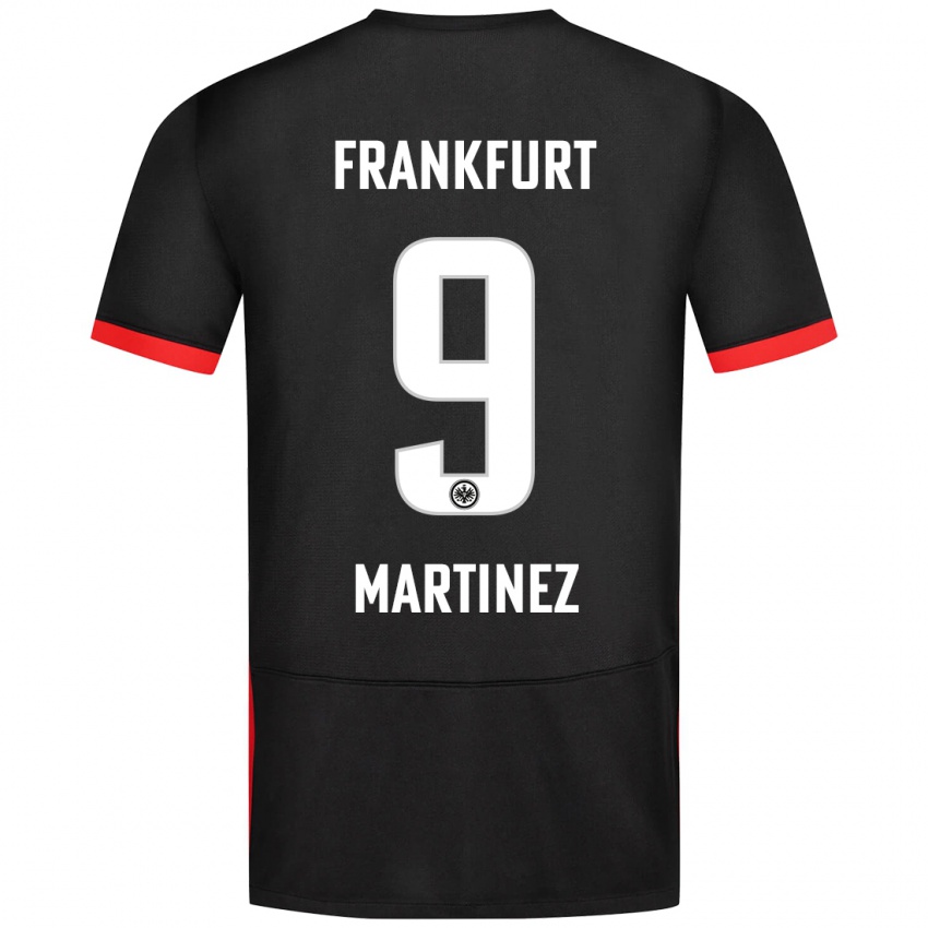 Bambino Maglia Shekiera Martínez #9 Nero Kit Gara Away 2024/25 Maglietta