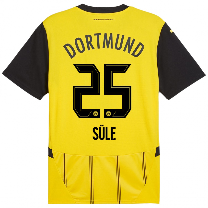 Uomo Maglia Niklas Sule #25 Giallo Nero Kit Gara Home 2024/25 Maglietta