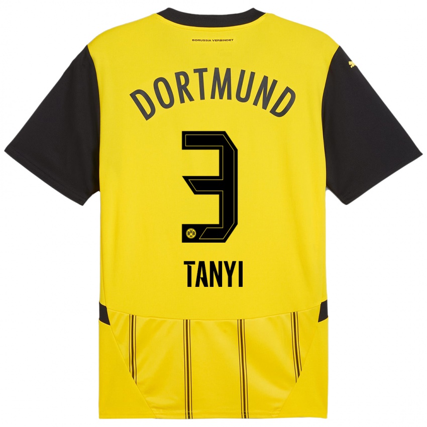 Uomo Maglia Paul Tanyi #3 Giallo Nero Kit Gara Home 2024/25 Maglietta