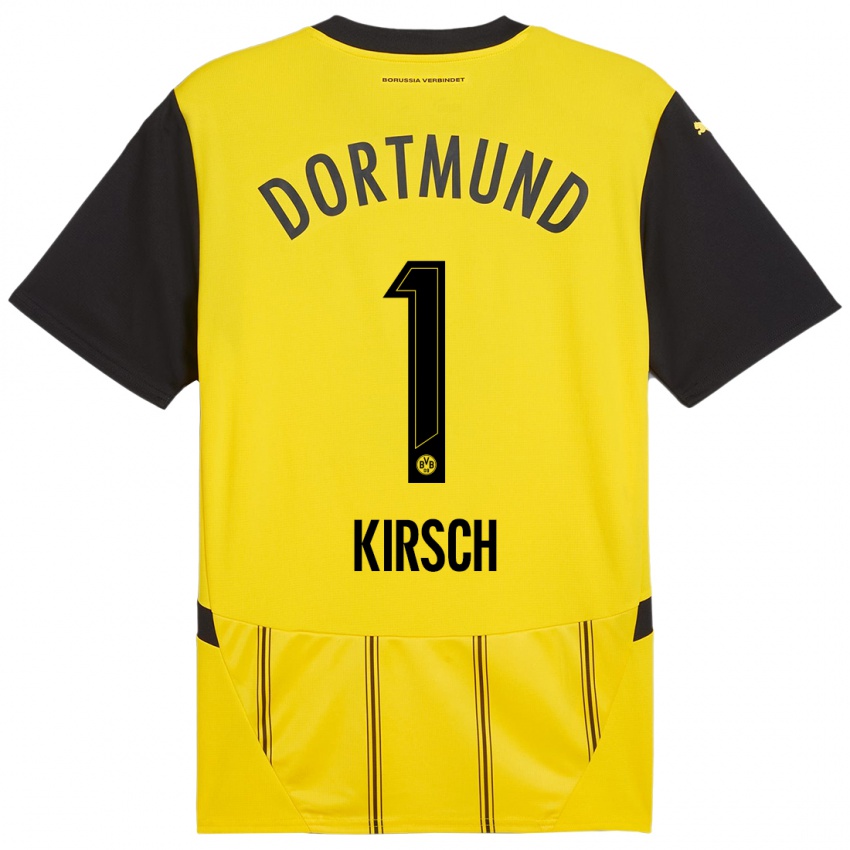 Uomo Maglia Marian Kirsch #1 Giallo Nero Kit Gara Home 2024/25 Maglietta