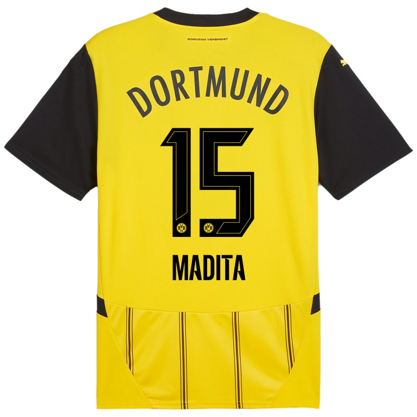 Uomo Maglia Kohorst Madita #15 Giallo Nero Kit Gara Home 2024/25 Maglietta