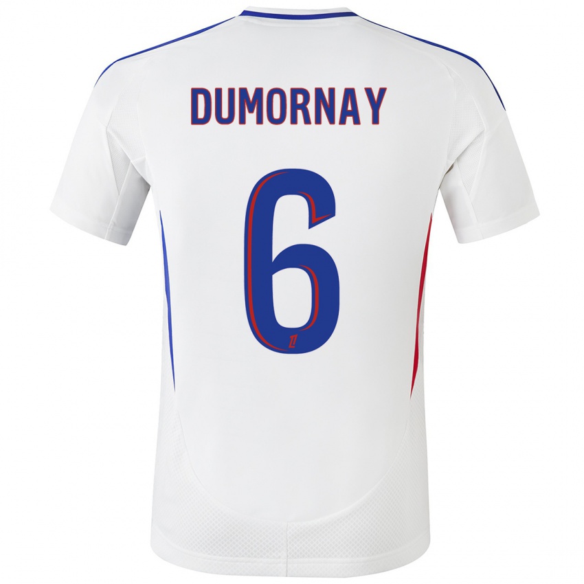 Uomo Maglia Melchie Dumornay #6 Bianco Blu Kit Gara Home 2024/25 Maglietta