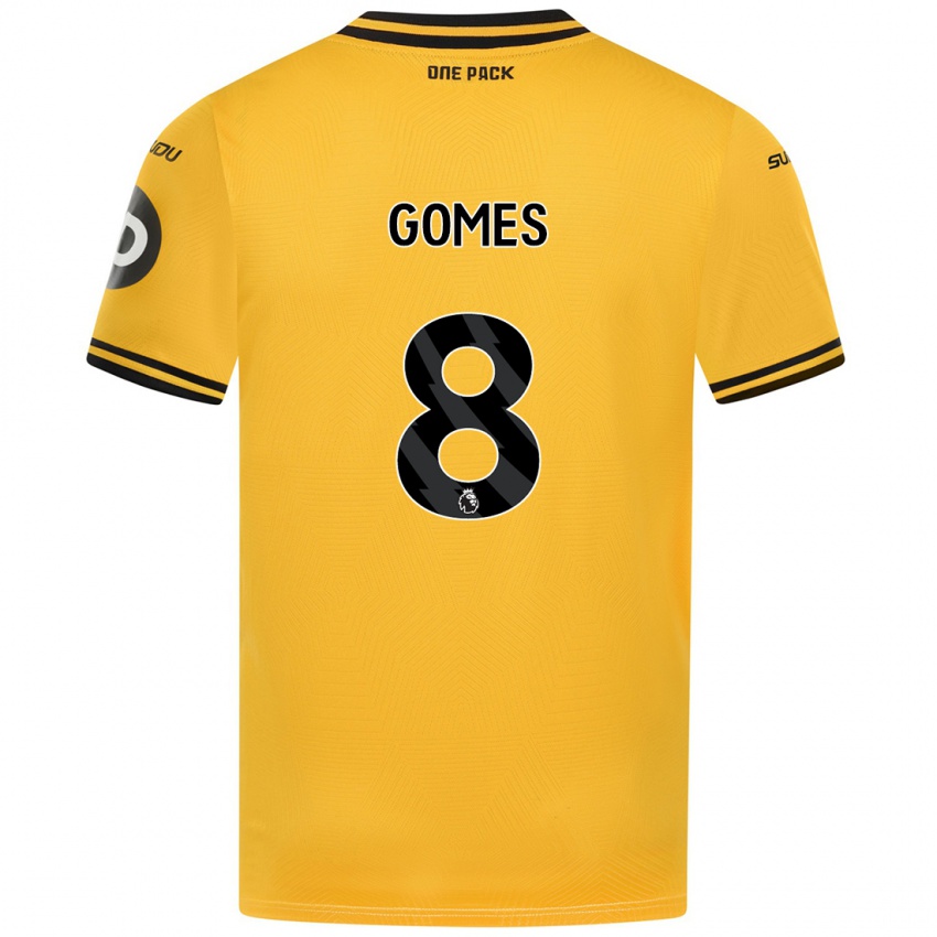 Uomo Maglia Joao Gomes #8 Giallo Kit Gara Home 2024/25 Maglietta