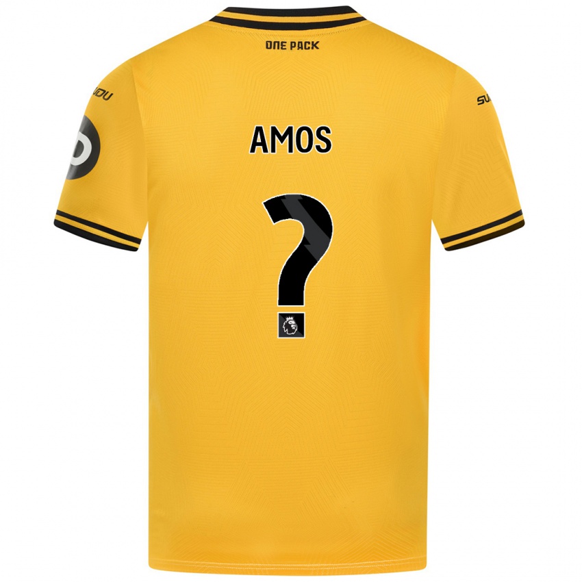 Uomo Maglia Stan Amos #0 Giallo Kit Gara Home 2024/25 Maglietta