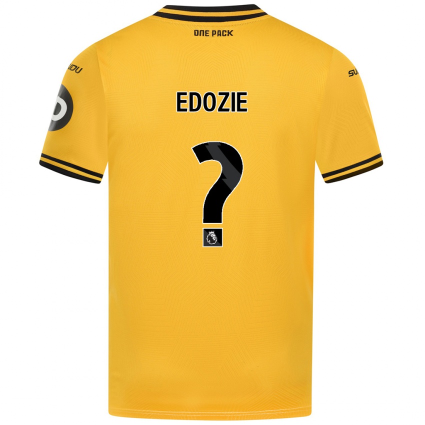 Uomo Maglia Tom Edozie #0 Giallo Kit Gara Home 2024/25 Maglietta