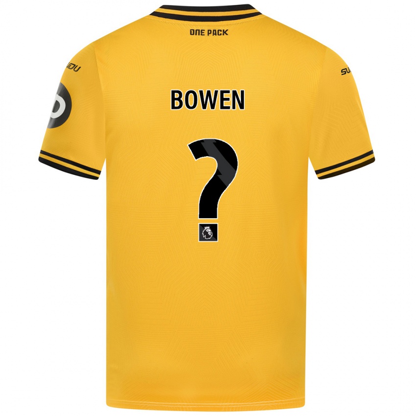 Uomo Maglia Reiss Bowen #0 Giallo Kit Gara Home 2024/25 Maglietta