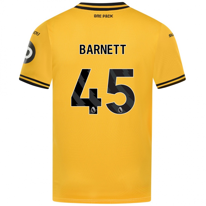 Uomo Maglia Ty Barnett #45 Giallo Kit Gara Home 2024/25 Maglietta