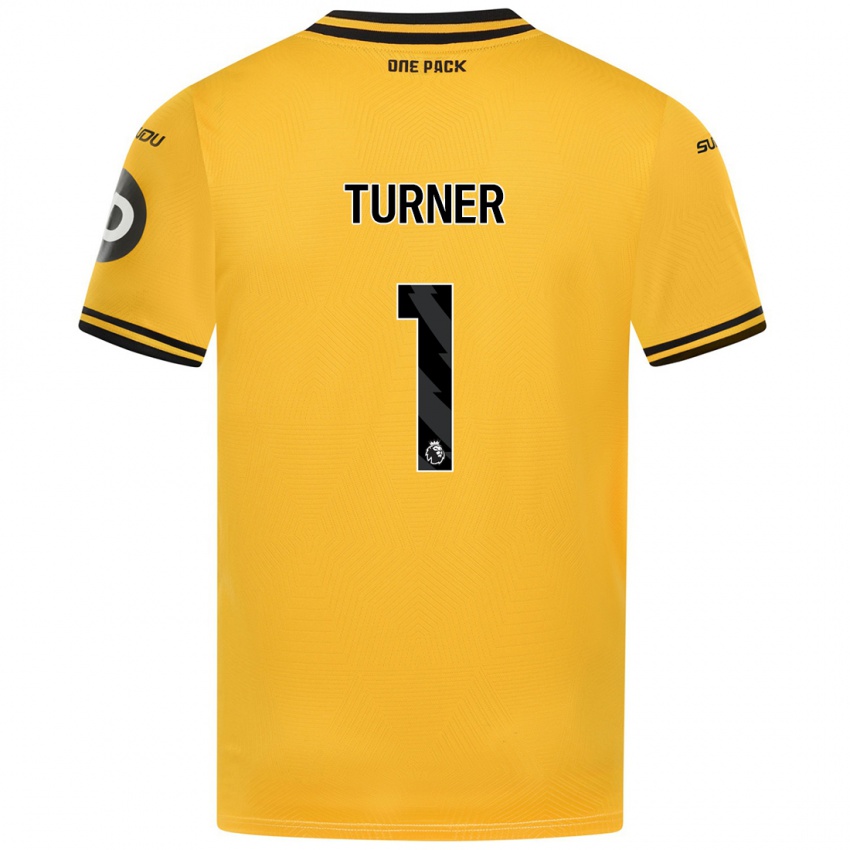 Uomo Maglia Shannon Turner #1 Giallo Kit Gara Home 2024/25 Maglietta