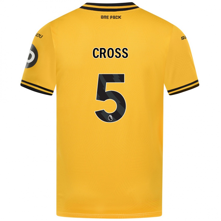 Uomo Maglia Emma Cross #5 Giallo Kit Gara Home 2024/25 Maglietta