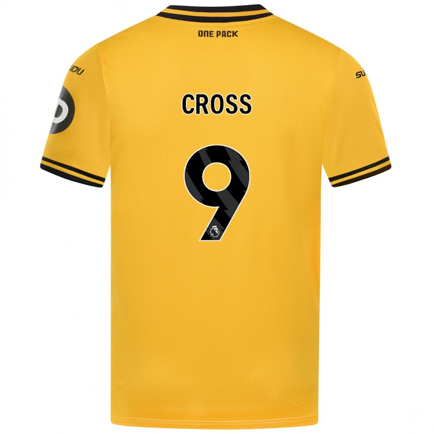 Uomo Maglia Jade Cross #9 Giallo Kit Gara Home 2024/25 Maglietta