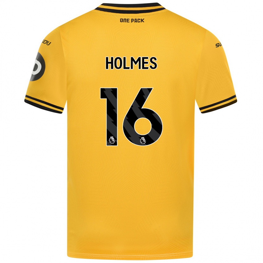 Uomo Maglia Summer Holmes #16 Giallo Kit Gara Home 2024/25 Maglietta