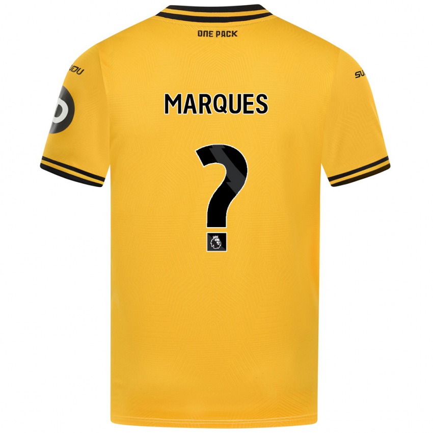 Uomo Maglia Christian Marques #0 Giallo Kit Gara Home 2024/25 Maglietta