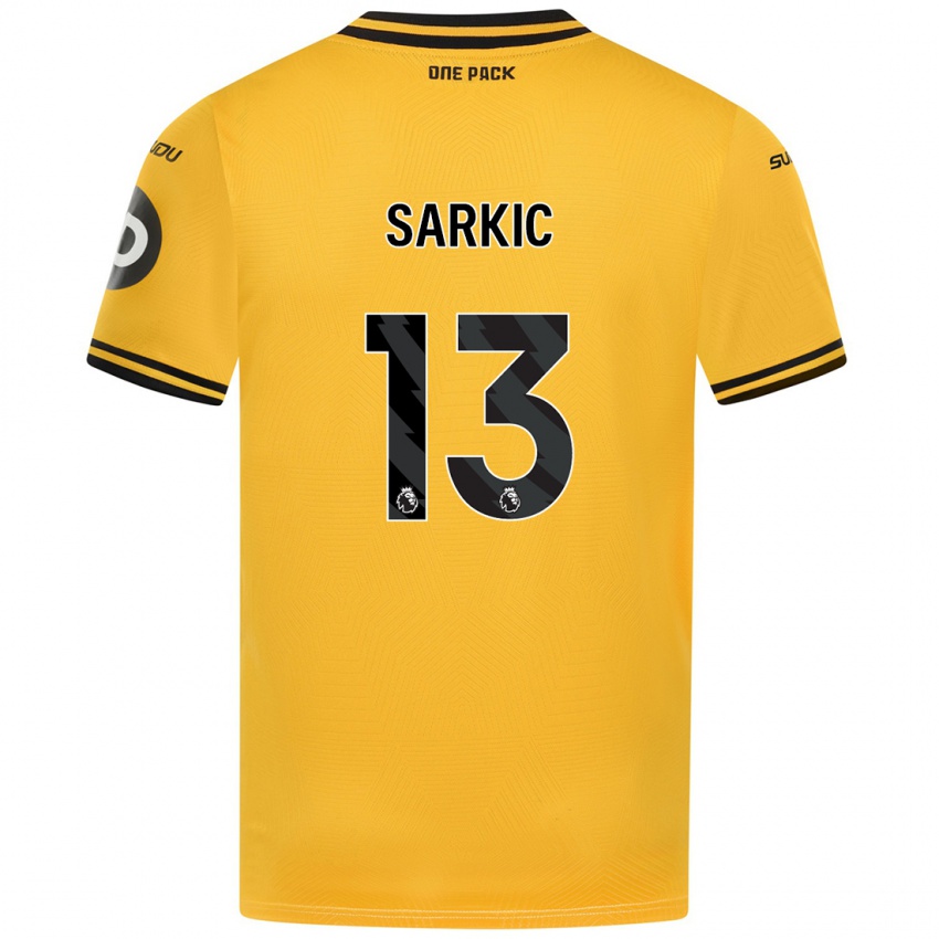 Uomo Maglia Matija Sarkic #13 Giallo Kit Gara Home 2024/25 Maglietta