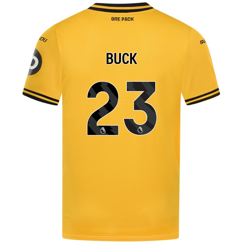 Uomo Maglia Alex Buck #23 Giallo Kit Gara Home 2024/25 Maglietta