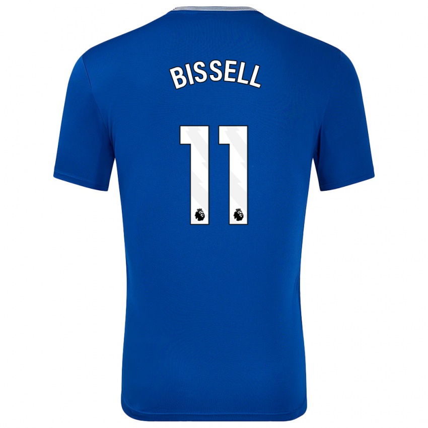 Uomo Maglia Emma Bissell #11 Blu Con Kit Gara Home 2024/25 Maglietta