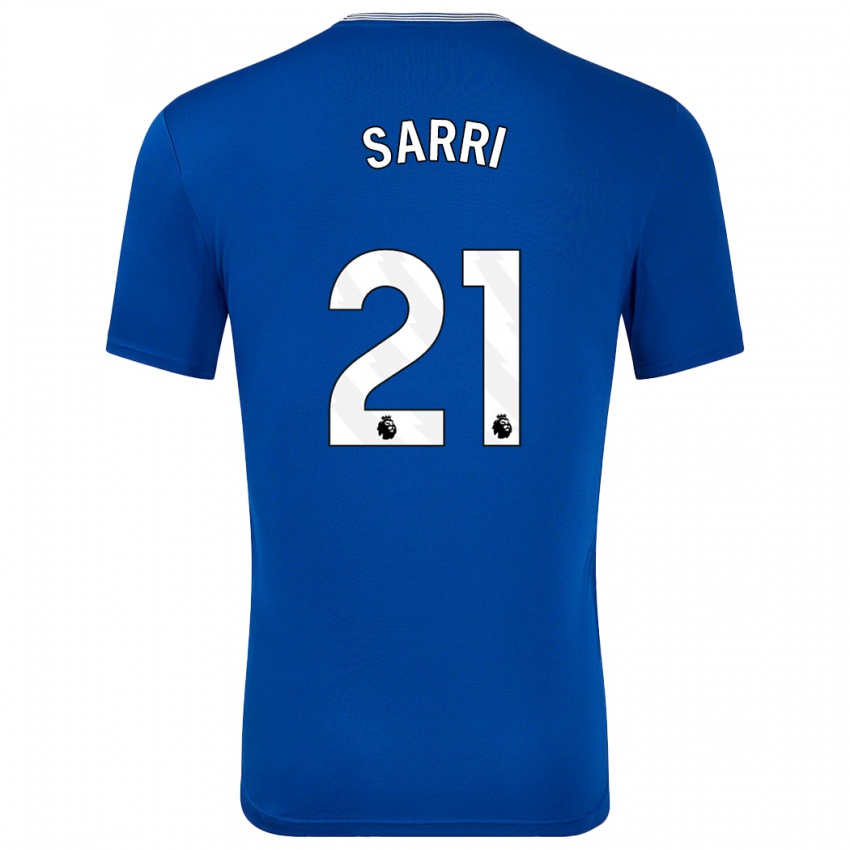 Uomo Maglia Veatriki Sarri #21 Blu Con Kit Gara Home 2024/25 Maglietta