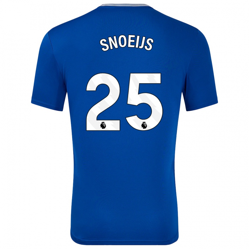 Uomo Maglia Katja Snoeijs #25 Blu Con Kit Gara Home 2024/25 Maglietta