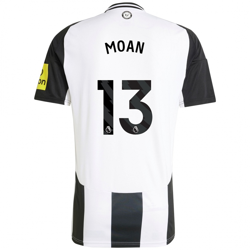 Uomo Maglia Claudia Moan #13 Bianco Nero Kit Gara Home 2024/25 Maglietta